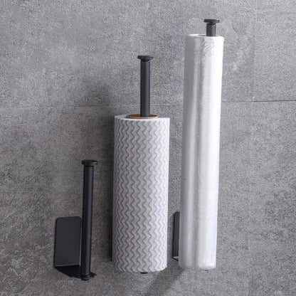 Kitchen Towel Holder Stainless Steel Paper Towel Holder under Sink Organizer Lengthen Storage Rack Sink Accessories SNJ007