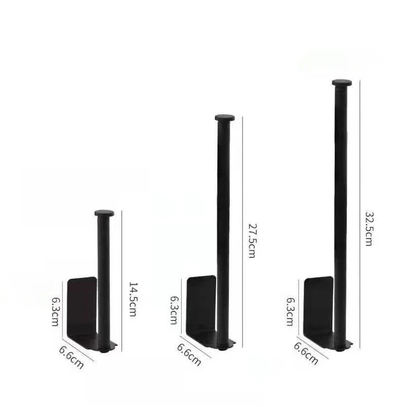 Kitchen Towel Holder Stainless Steel Paper Towel Holder under Sink Organizer Lengthen Storage Rack Sink Accessories SNJ007