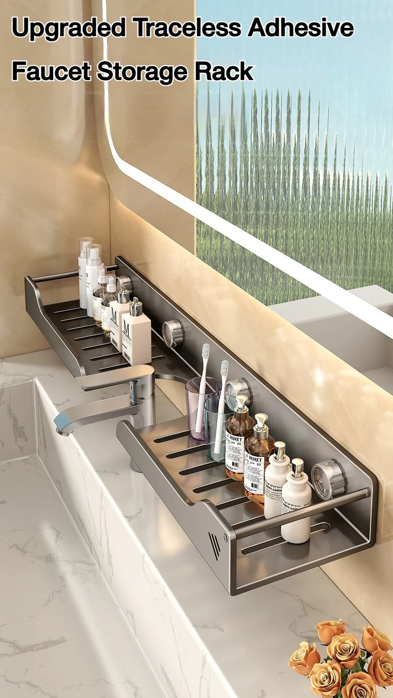 Sink & Faucet Storage Shelf