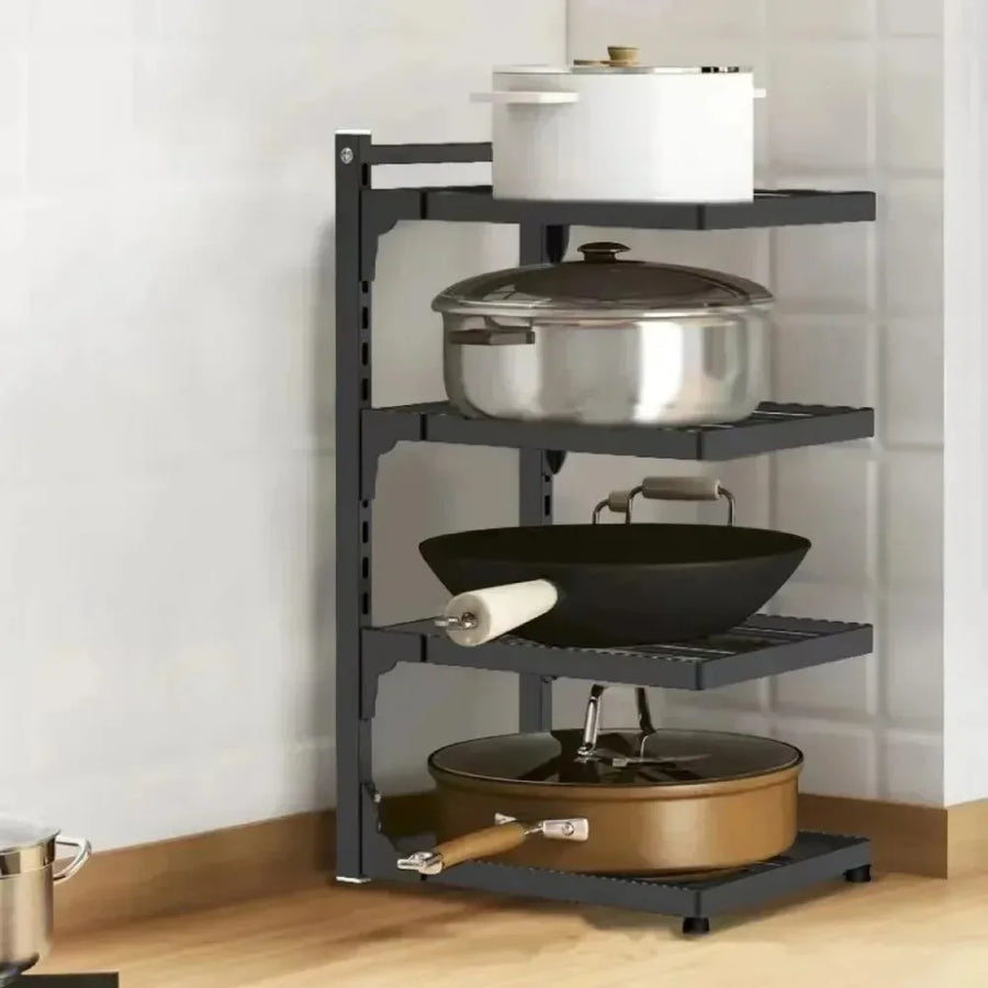 Adjustable 4-Tier Pot & Pan Organizer