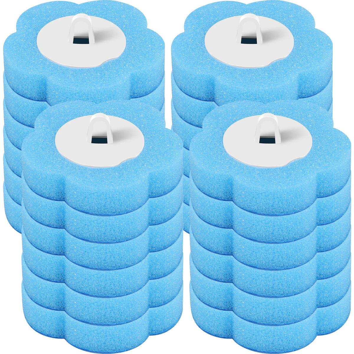 Disposable-Head Toilet Brush Set