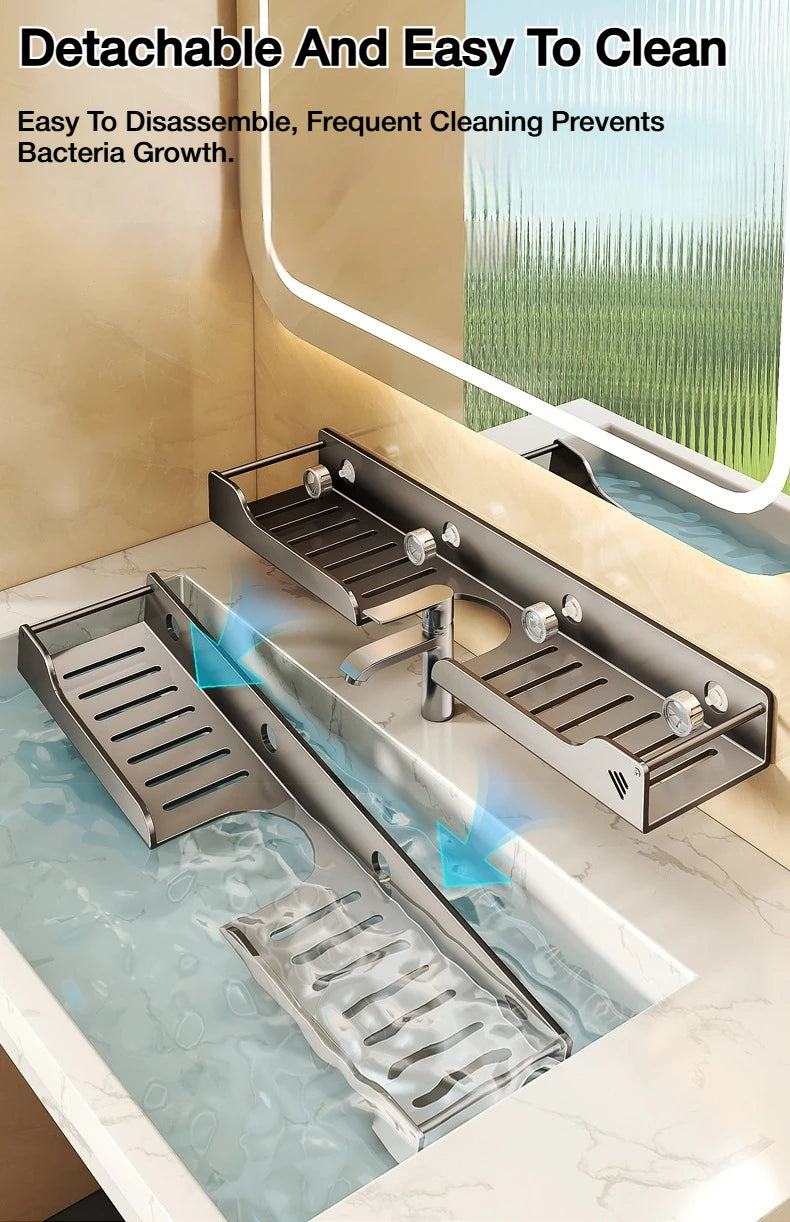 Sink & Faucet Storage Shelf