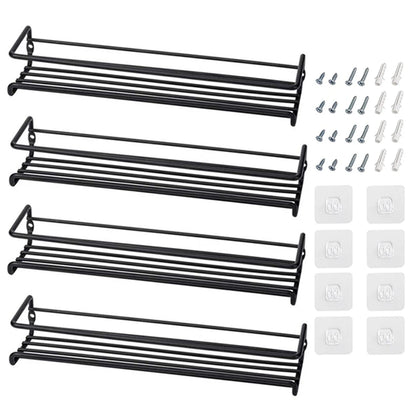 Wall-Mounted Spice Rack Organizer