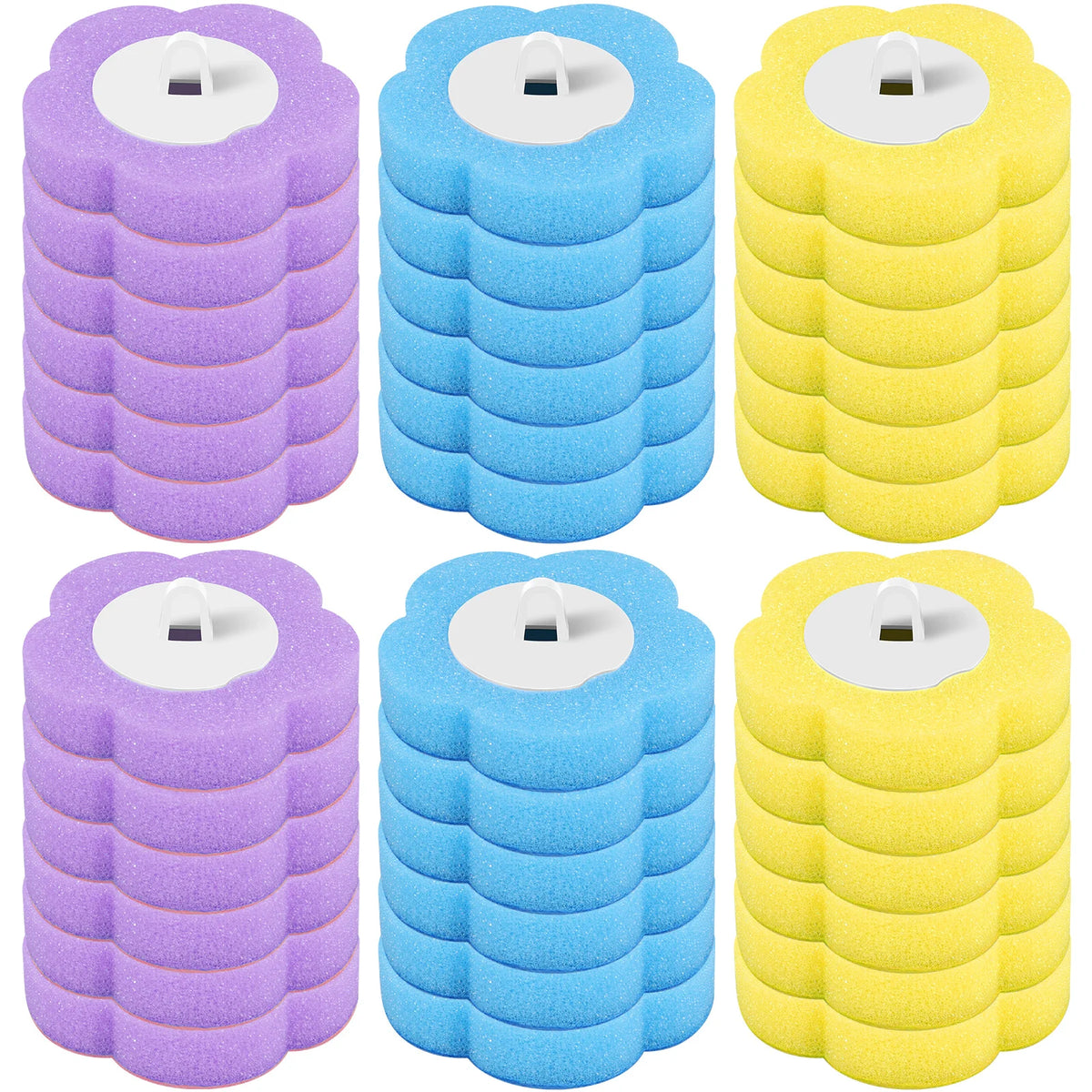 Disposable-Head Toilet Brush Set