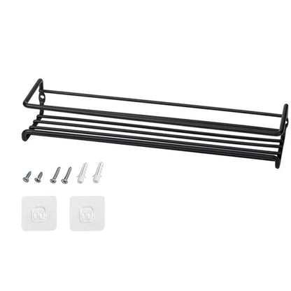 Wall-Mounted Spice Rack Organizer
