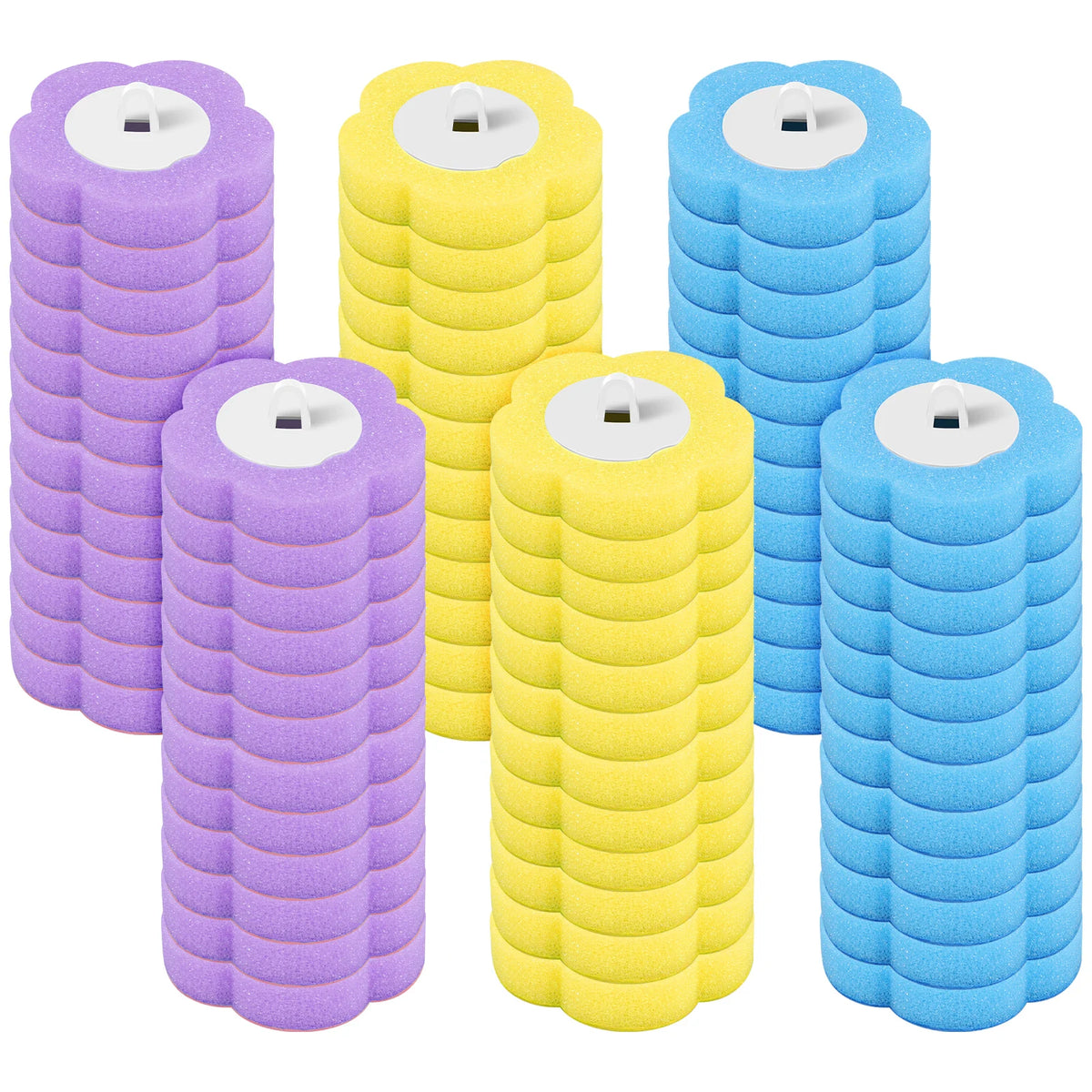 Disposable-Head Toilet Brush Set