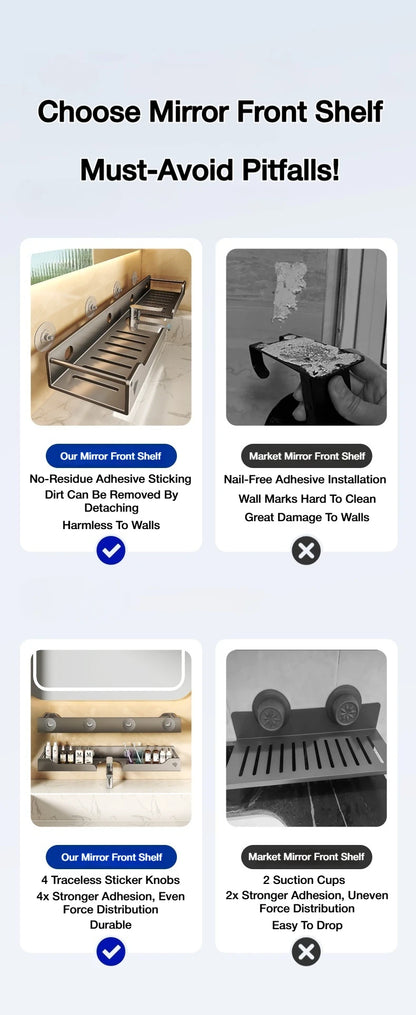 Sink & Faucet Storage Shelf