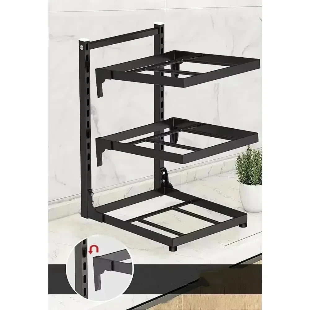 Adjustable 4-Tier Pot & Pan Organizer