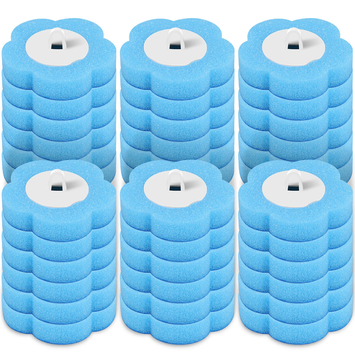 Disposable-Head Toilet Brush Set