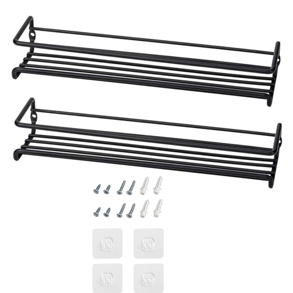 Wall-Mounted Spice Rack Organizer