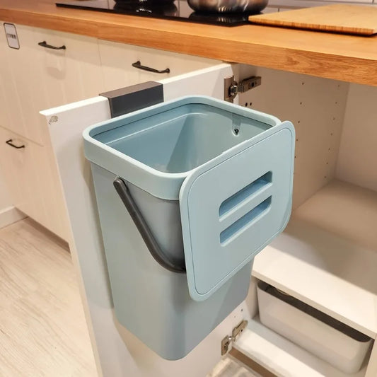 Compact Quiet-Close Trash Bin