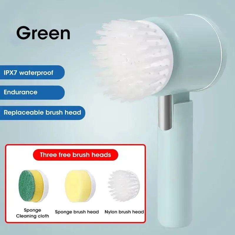 5-in-1 Electric Spin Scrubber