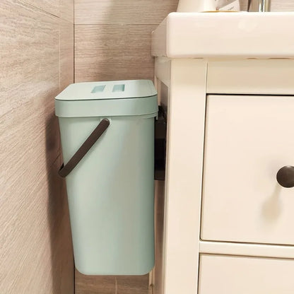 Compact Quiet-Close Trash Bin