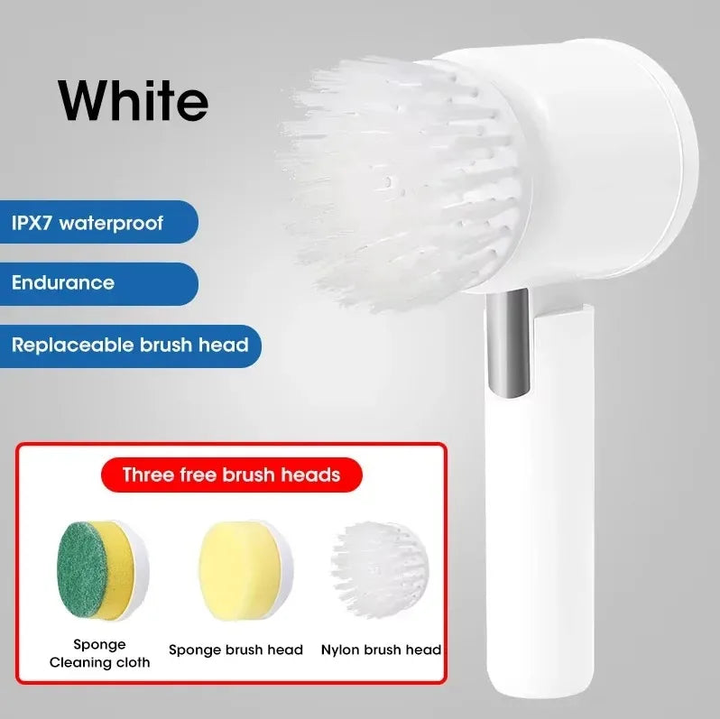 5-in-1 Electric Spin Scrubber