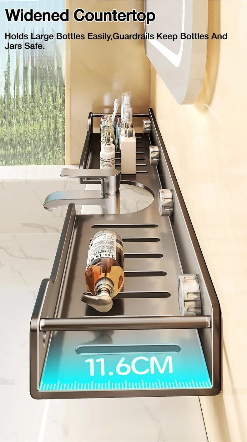 Sink & Faucet Storage Shelf