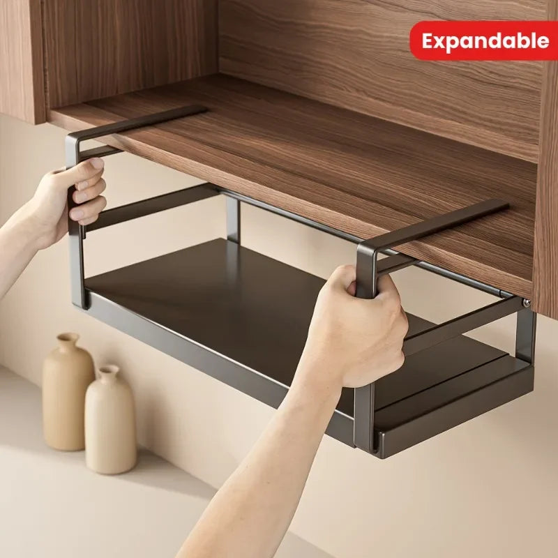 Adjustable Tiered Cabinet Organizer