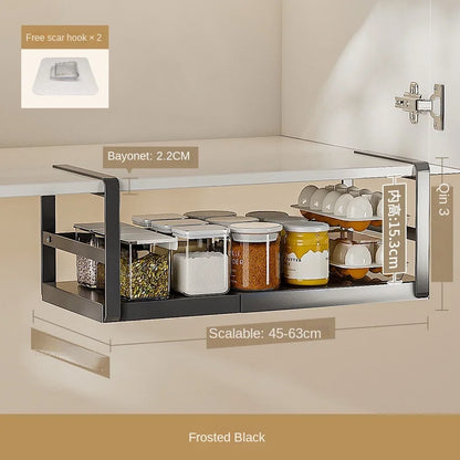 Adjustable Tiered Cabinet Organizer