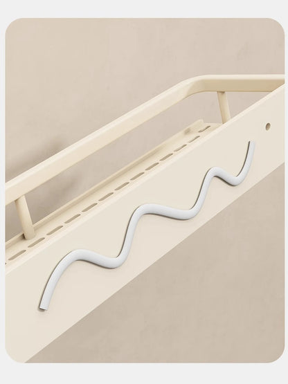 No-Drill Bathroom Storage Shelf