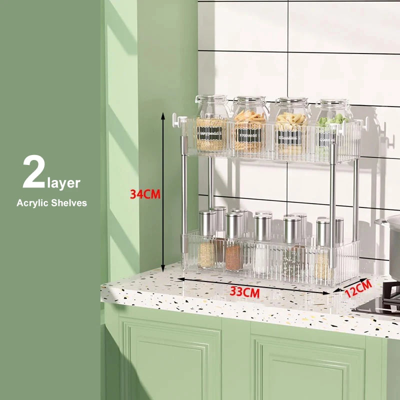Slim Rolling Storage Trolley