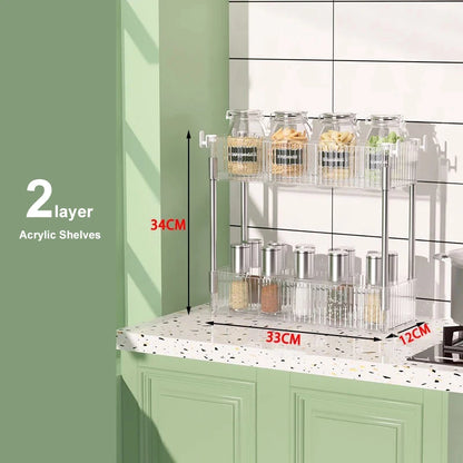 Slim Rolling Storage Trolley