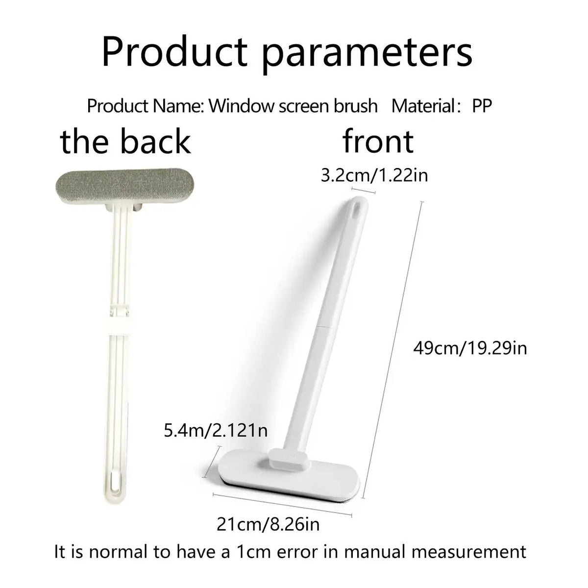 Long-Handle Window Cleaning Brush