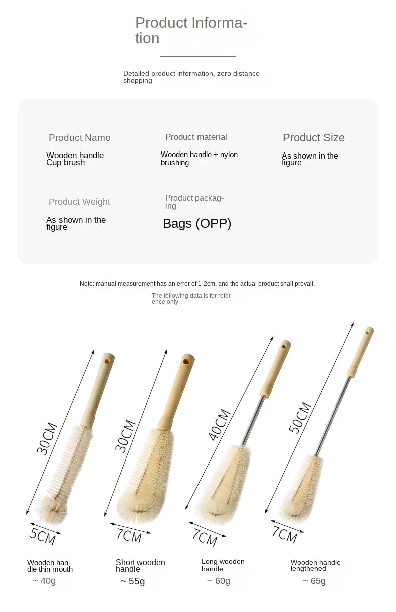 Long-Handle Bottle & Cup Brush