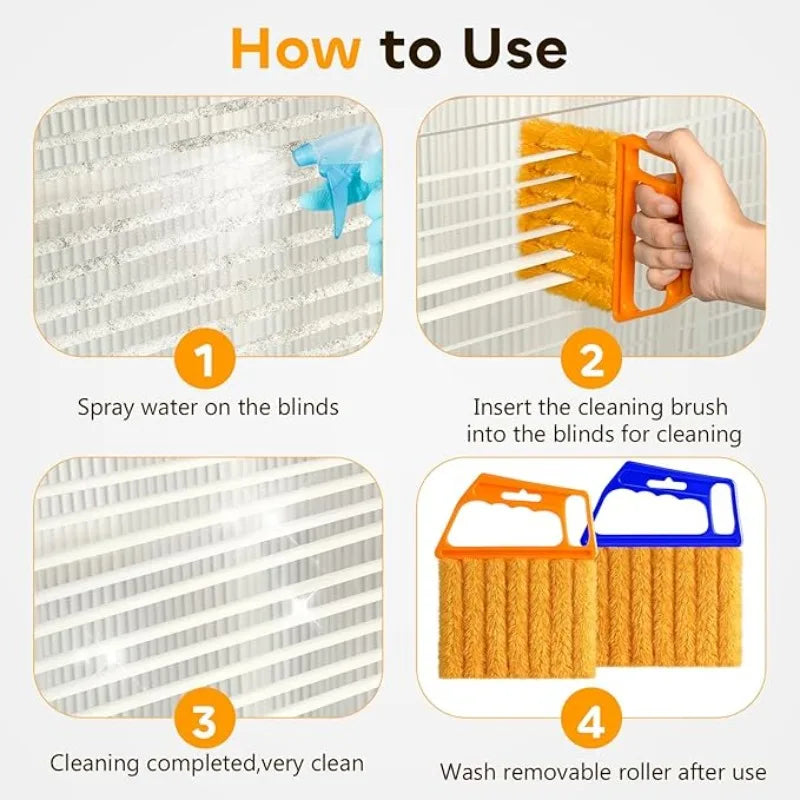 Microfiber Blind Cleaning Brush