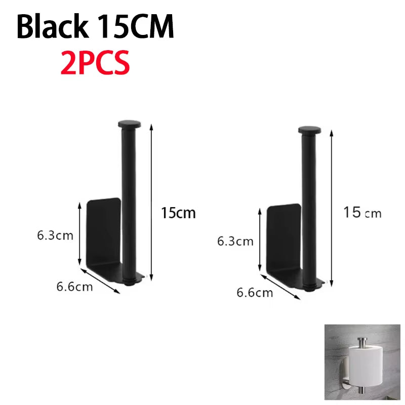 Kitchen Towel Holder Stainless Steel Paper Towel Holder under Sink Organizer Lengthen Storage Rack Sink Accessories SNJ007