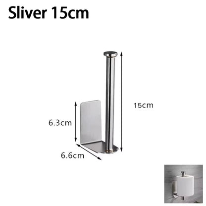 Kitchen Towel Holder Stainless Steel Paper Towel Holder under Sink Organizer Lengthen Storage Rack Sink Accessories SNJ007