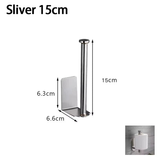 Kitchen Towel Holder Stainless Steel Paper Towel Holder under Sink Organizer Lengthen Storage Rack Sink Accessories SNJ007